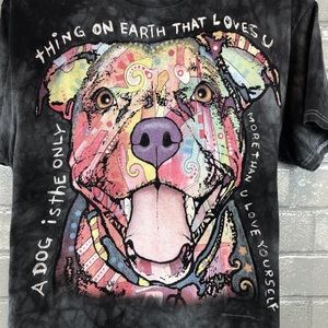 3D Tees Tops - 3D Tees | Tie Dye Tee Shirt Dog Logo 3D Tees Tops - 3D Tees | Tie Dye Tee Shirt Dog Logo